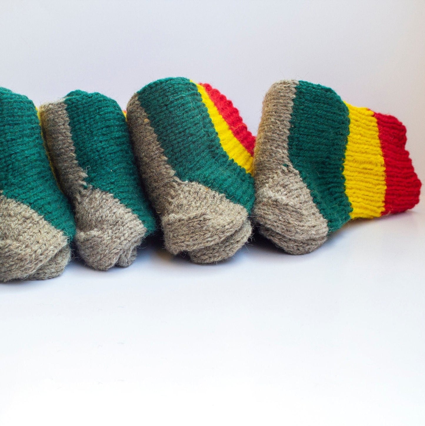 a bundle raegge wool socks handcrafted
