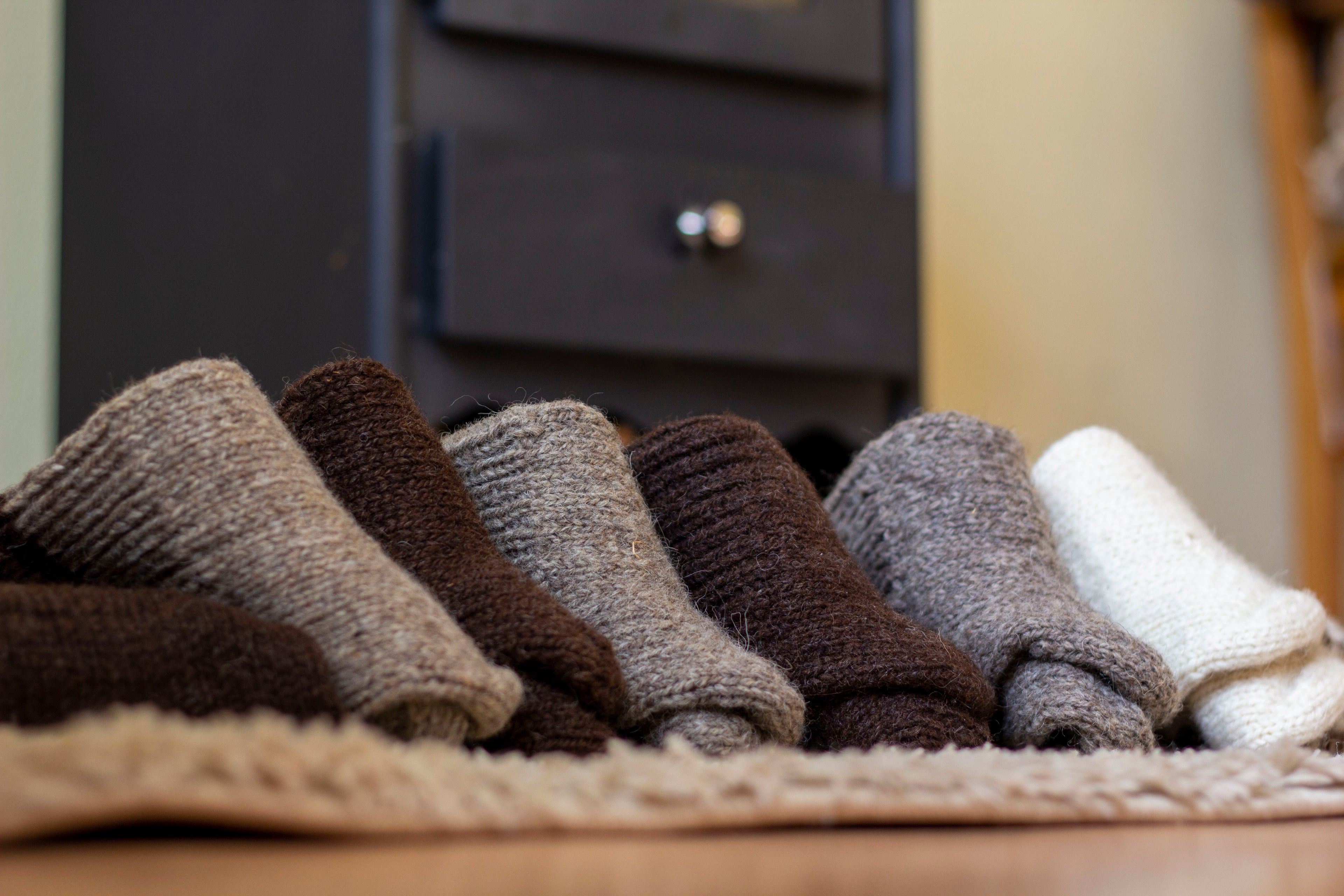 Natural wool socks bundle