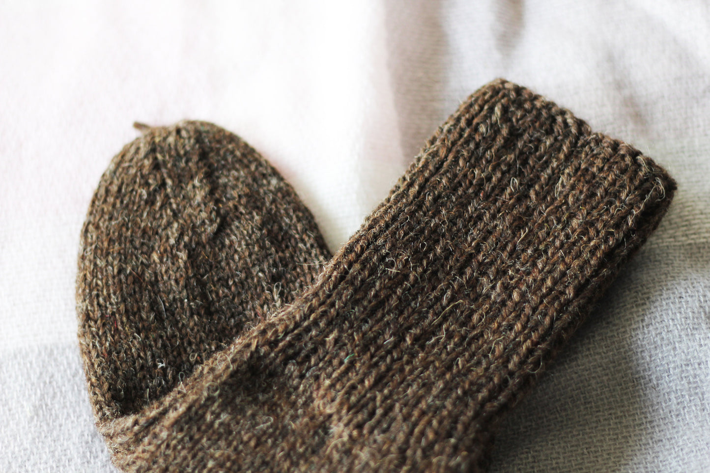 Custom Handmade Thick and Warm 100% Natural Sheep Wool Socks from Bulgaria